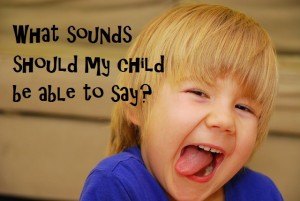speech sound development