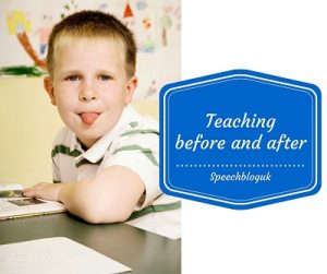 Teaching before and after