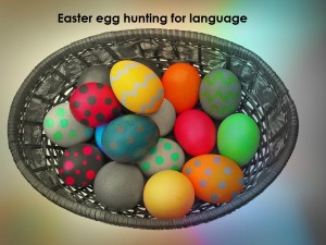 Easter egg hunting for language by Helen