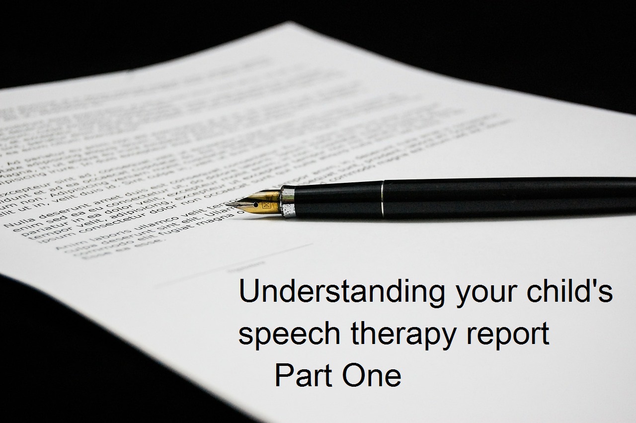 Understanding Your Child s Speech And Language Therapy Report Part One 