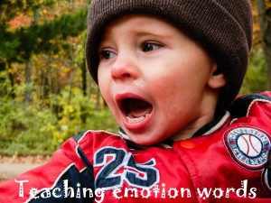 Teaching emotion words