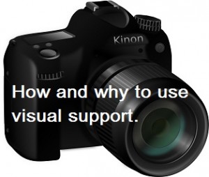 How and why to use visual support with children by Helen