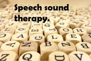 Speech sound therapy