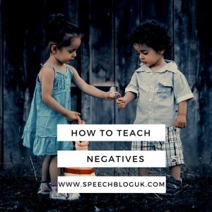 How to teach negatives