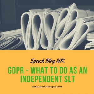 GDPR – what to do as an independent SLT