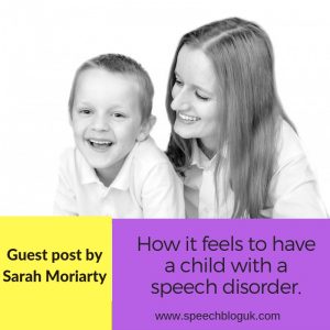 How it feels to have a child with a speech disorder